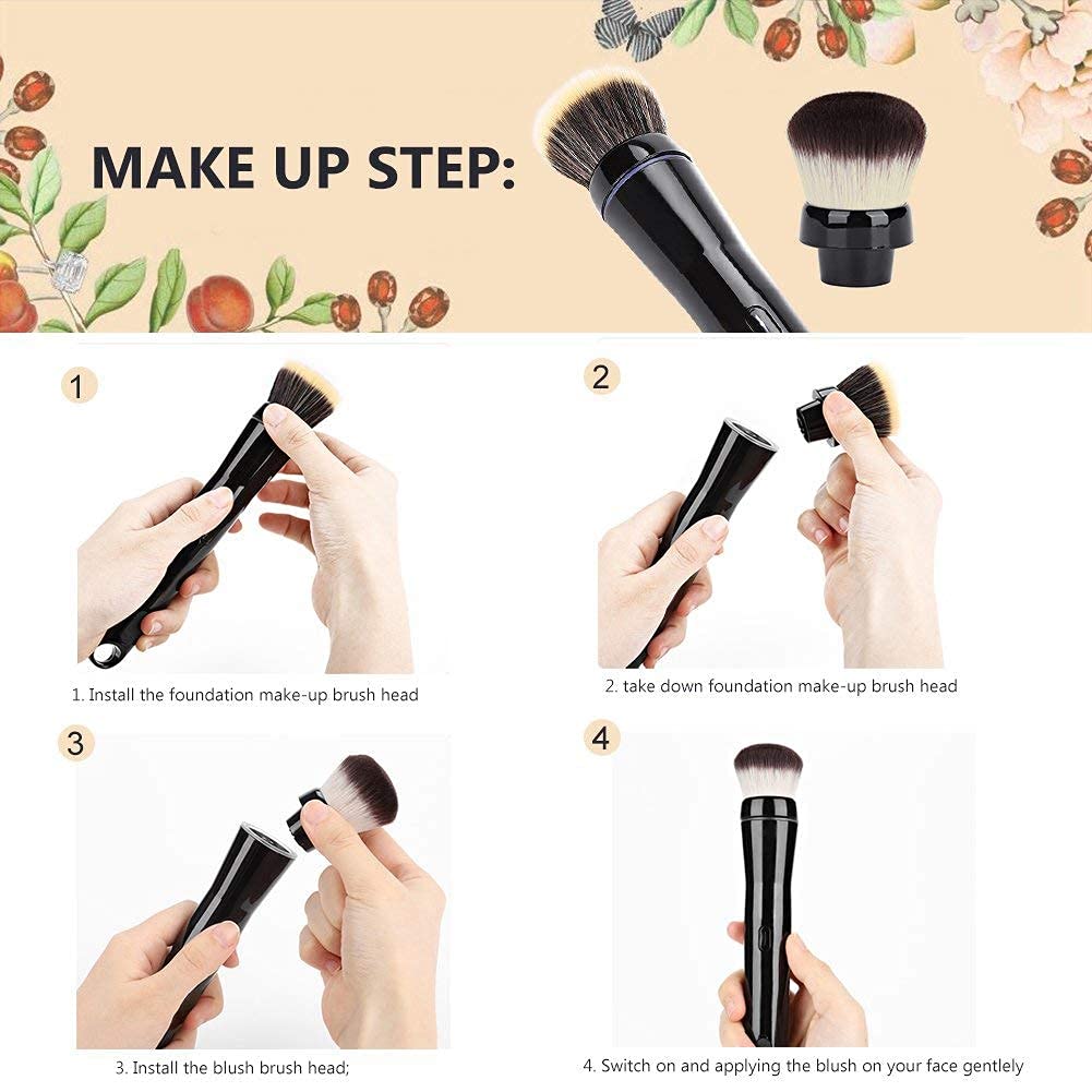 Portable Electric Makeup Brush | Professional Automatic Foundation & Blush Buffer