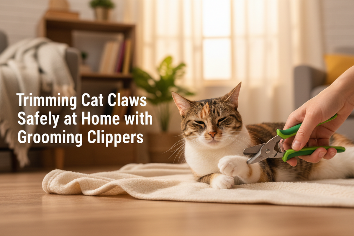 How to Trim Your Cat’s Nails at Home Without Stress: A Step-by-Step Guide