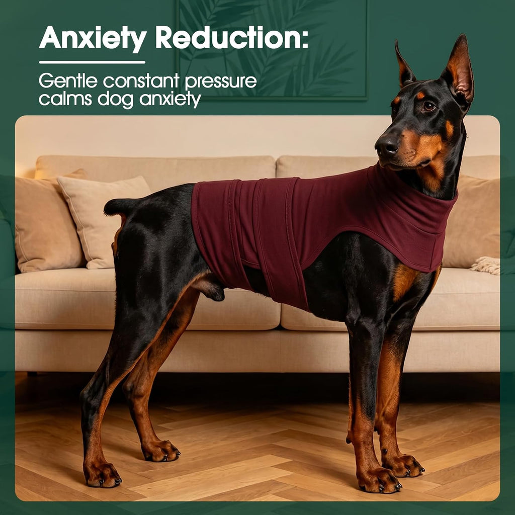 2-in-1 Dog Anxiety Calming Vest & Warm Winter Fleece Jacket