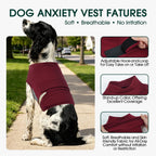 2-in-1 Dog Anxiety Calming Vest & Warm Winter Fleece Jacket